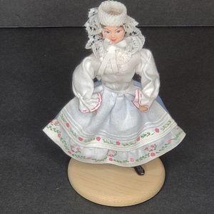 Polish Folk Art Miniature Doll Handmade